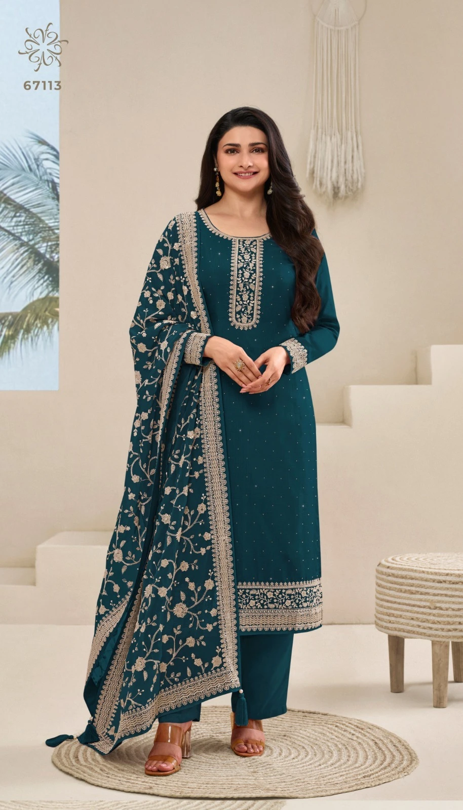 Vinay Parul Colour Plus Dola Wholesale Designer Salwar Suit Catalog — Wholesale Salwar Suits, MPA wholesale from Surat - Gallery Image 6